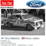 Modelauto 1:18 | Sunstar SUN4856 | Ford Escort RS 1800 Mk.II | Colt Racing Team 1975 #4 - T.Mäkinen - H.Liddon Modelauto 1:18 | Sunstar SUN4856 | Ford Escort RS 1800 Mk.II | Colt Racing Team 1975 #4 - T.Mäkinen - H.Liddon