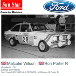 Modelauto 1:18 | Sunstar SUN4857R | Ford Escort RS 1800 Mk.II 1978 #28 - M.Wilson - R.Porter R Modelauto 1:18 | Sunstar SUN4857R | Ford Escort RS 1800 Mk.II 1978 #28 - M.Wilson - R.Porter R