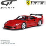 Modelauto 1:18 | GT Spirit GT388 | Ferrari F40 LM Red 1989 Modelauto 1:18 | GT Spirit GT388 | Ferrari F40 LM Red 1989