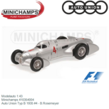 Modelauto 1:43 | Minichamps 410354004 | Auto Union Typ B 1935 #4 - B.Rosemeyer Modelauto 1:43 | Minichamps 410354004 | Auto Union Typ B 1935 #4 - B.Rosemeyer