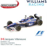 Modelauto 1:43 | Minichamps 436976603 | Williams FW19 1997 - J.Villeneuve Modelauto 1:43 | Minichamps 436976603 | Williams FW19 1997 - J.Villeneuve