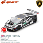 Modelauto 1:43 | Spark SG800 | Lamborghini Huracan GT3 Evo | T3 Motorsport 2021 #26 - E.Hawkey Modelauto 1:43 | Spark SG800 | Lamborghini Huracan GT3 Evo | T3 Motorsport 2021 #26 - E.Hawkey