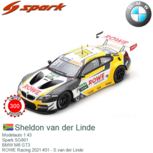 Modelauto 1:43 | Spark SG801 | BMW M6 GT3 | ROWE Racing 2021 #31 - S.van der Linde Modelauto 1:43 | Spark SG801 | BMW M6 GT3 | ROWE Racing 2021 #31 - S.van der Linde