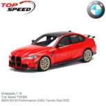 Modelauto 1:18 | Top Speed TS0395 | BMW M3 M-Performance (G80) Toronto Red 2022 Modelauto 1:18 | Top Speed TS0395 | BMW M3 M-Performance (G80) Toronto Red 2022