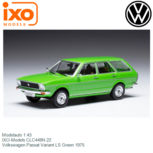 Modelauto 1:43 | IXO-Models CLC448N.22 | Volkswagen Passat Variant LS Green 1975 Modelauto 1:43 | IXO-Models CLC448N.22 | Volkswagen Passat Variant LS Green 1975