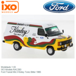 Modelauto 1:43 | IXO-Models RAC283 | Ford Transit Mk.II Kinley Tonic Bitter 1985 Modelauto 1:43 | IXO-Models RAC283 | Ford Transit Mk.II Kinley Tonic Bitter 1985