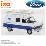 Modelauto 1:43 | IXO-Models RAC385X | Ford Motorsport Transit MK.I 1966 Modelauto 1:43 | IXO-Models RAC385X | Ford Motorsport Transit MK.I 1966