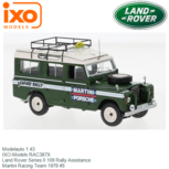 Modelauto 1:43 | IXO-Models RAC387X | Land Rover Series II 109 Rally Assistance | Martini Racing Team 1978 #5 Modelauto 1:43 | IXO-Models RAC387X | Land Rover Series II 109 Rally Assistance | Martini Racing Team 1978 #5