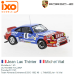 Modelauto 1:43 | IXO-Models RAC398A | Porsche 911 SC | Team Almeras Eminence ESSO 1982 #8 - J.Thérier - M.Vial Modelauto 1:43 | IXO-Models RAC398A | Porsche 911 SC | Team Almeras Eminence ESSO 1982 #8 - J.Thérier - M.Vial