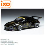 Modelauto 1:43 | IXO-Models MOC319 | Old & New Porsche 911 (997) | John Player Special #89 Modelauto 1:43 | IXO-Models MOC319 | Old & New Porsche 911 (997) | John Player Special #89