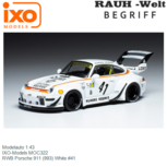 Modelauto 1:43 | IXO-Models MOC322 | RWB Porsche 911 (993) White #41 Modelauto 1:43 | IXO-Models MOC322 | RWB Porsche 911 (993) White #41