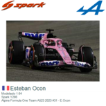 Modelauto 1:64 | Spark Y286 | Alpine Formula One Team A523 2023 #31 - E.Ocon Modelauto 1:64 | Spark Y286 | Alpine Formula One Team A523 2023 #31 - E.Ocon
