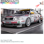 | Zero Paints ZP-1690 | Airbrush Paint 60 ml Audi A4 BTCC Silver | Zero Paints ZP-1690 | Airbrush Paint 60 ml Audi A4 BTCC Silver