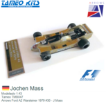 Modelauto 1:43 | Tameo TMB047 | Arrows Ford A2 Warsteiner 1979 #30 Modelauto 1:43 | Tameo TMB047 | Arrows Ford A2 Warsteiner 1979 #30