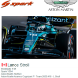 Modelauto 1:64 | Spark Y294 | Aston Martin AMR23 | Aston-Martin Aramco Cognizant F1 Team 2023 #18 - L.Stroll Modelauto 1:64 | Spark Y294 | Aston Martin AMR23 | Aston-Martin Aramco Cognizant F1 Team 2023 #18 - L.Stroll