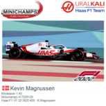 Modelauto 1:43 | Minichamps 417220120 | Haas F1 VF-22 2022 #20 - K.Magnussen Modelauto 1:43 | Minichamps 417220120 | Haas F1 VF-22 2022 #20 - K.Magnussen