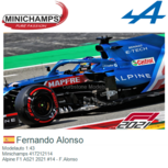 Modelauto 1:43 | Minichamps 417212114 | Alpine F1 A521 2021 #14 - F.Alonso Modelauto 1:43 | Minichamps 417212114 | Alpine F1 A521 2021 #14 - F.Alonso