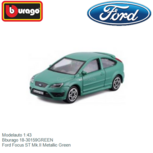 Modelauto 1:43 | Bburago 18-30159GREEN | Ford Focus ST Mk.II Metallic Green Modelauto 1:43 | Bburago 18-30159GREEN | Ford Focus ST Mk.II Metallic Green