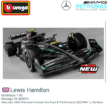 Modelauto 1:43 | Bburago 18-38081H | Mercedes AMG Petronas Formula One Team E-Performance 2023 #44 - L.Hamilton Modelauto 1:43 | Bburago 18-38081H | Mercedes AMG Petronas Formula One Team E-Performance 2023 #44 - L.Hamilton