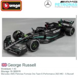 Modelauto 1:43 | Bburago 18-38081R | Mercedes AMG Petronas Formula One Team E-Performance 2023 #63 - G.Russell Modelauto 1:43 | Bburago 18-38081R | Mercedes AMG Petronas Formula One Team E-Performance 2023 #63 - G.Russell