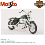 Motorfiets 1:18 | Maisto 20-13078GREEN | Harley Davidson XL 1200V Seventy-Two Metallic Green 2012 Motorfiets 1:18 | Maisto 20-13078GREEN | Harley Davidson XL 1200V Seventy-Two Metallic Green 2012