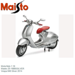 Motorfiets 1:18 | Maisto 20-16885SILVER | Vespa 946 Silver 2014 Motorfiets 1:18 | Maisto 20-16885SILVER | Vespa 946 Silver 2014