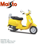 Motorfiets 1:18 | Maisto 20-16887YELLOW | Vespa LXV Yellow 2014 Motorfiets 1:18 | Maisto 20-16887YELLOW | Vespa LXV Yellow 2014