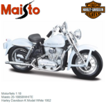 Motorfiets 1:18 | Maisto 20-18858WHITE | Harley Davidson K Model White 1952 Motorfiets 1:18 | Maisto 20-18858WHITE | Harley Davidson K Model White 1952