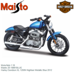 Motorfiets 1:18 | Maisto 20-18861BLUE | Harley Davidson XL 1200N Nightser Metallic Blue 2012 Motorfiets 1:18 | Maisto 20-18861BLUE | Harley Davidson XL 1200N Nightser Metallic Blue 2012