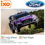 Modelauto 1:43 | IXO-Models RAM899.22 | Ford Puma Rally1 2022 #42 - C.Breen - P.Nagle Modelauto 1:43 | IXO-Models RAM899.22 | Ford Puma Rally1 2022 #42 - C.Breen - P.Nagle