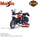 Motorfiets 1:12 | Maisto 32338WHITE | Harley Davidson Pan America White / Orange Motorfiets 1:12 | Maisto 32338WHITE | Harley Davidson Pan America White / Orange