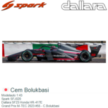 Modelauto 1:43 | Spark SFJ020 | Dallara SF23 Honda HR-417E | Grand Prix M-TEC 2023 #55 - C.Bolukbasi Modelauto 1:43 | Spark SFJ020 | Dallara SF23 Honda HR-417E | Grand Prix M-TEC 2023 #55 - C.Bolukbasi