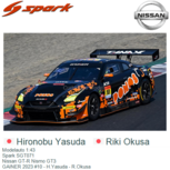 Modelauto 1:43 | Spark SGT071 | Nissan GT-R Nismo GT3 | GAINER 2023 #10 - H.Yasuda - R.Okusa Modelauto 1:43 | Spark SGT071 | Nissan GT-R Nismo GT3 | GAINER 2023 #10 - H.Yasuda - R.Okusa