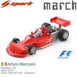 Modelauto 1:43 | Spark S7275 | March 761B 1977 #37 - A.Merzario Modelauto 1:43 | Spark S7275 | March 761B 1977 #37 - A.Merzario