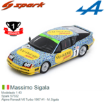 Modelauto 1:43 | Spark S7332 | Alpine Renault V6 Turbo 1987 #1 - M.Sigala Modelauto 1:43 | Spark S7332 | Alpine Renault V6 Turbo 1987 #1 - M.Sigala