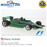 1:18 | Model Car Group MCG18620F | John Player Team Lotus 79 Ford 1979 #1 - M.Andretti 1:18 | Model Car Group MCG18620F | John Player Team Lotus 79 Ford 1979 #1 - M.Andretti