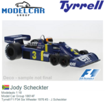 Modelauto 1:18 | Model Car Group 18614F | Tyrrell F1 P34 Six Wheeler 1976 #3 - J.Scheckter Modelauto 1:18 | Model Car Group 18614F | Tyrrell F1 P34 Six Wheeler 1976 #3 - J.Scheckter
