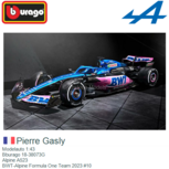 Modelauto 1:43 | Bburago 18-38073G | Alpine A523 | BWT-Alpine Formula One Team 2023 #10 Modelauto 1:43 | Bburago 18-38073G | Alpine A523 | BWT-Alpine Formula One Team 2023 #10