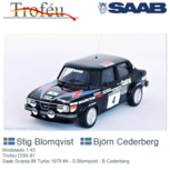 Modelauto 1:43 | Trofeu DSN-91 | Saab Scania 99 Turbo 1979 #4 - S.Blomqvist - B.Cederberg Modelauto 1:43 | Trofeu DSN-91 | Saab Scania 99 Turbo 1979 #4 - S.Blomqvist - B.Cederberg