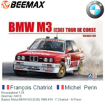 Bouwpakket 1:24 | Beemax 24016 | Bastos Motul BMW M3 (E30) 1989 #14 - F.Chatriot - M.Perin Bouwpakket 1:24 | Beemax 24016 | Bastos Motul BMW M3 (E30) 1989 #14 - F.Chatriot - M.Perin
