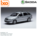 Modelauto 1:43 | IXO-Models CLC471N.22 | Skoda Fabia Silver 2000 Modelauto 1:43 | IXO-Models CLC471N.22 | Skoda Fabia Silver 2000