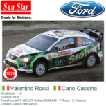 Modelauto 1:18 | Sunstar 3939 | Ford Focus RS WRC07 Stobart 2008 #46 - V.Rossi - C.Cassina Modelauto 1:18 | Sunstar 3939 | Ford Focus RS WRC07 Stobart 2008 #46 - V.Rossi - C.Cassina