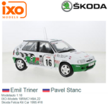 Modelauto 1:18 | IXO-Models 18RMC149A.22 | Skoda Felcia Kit Car 1995 #16 Modelauto 1:18 | IXO-Models 18RMC149A.22 | Skoda Felcia Kit Car 1995 #16
