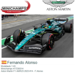 Modelauto 1:43 | Minichamps 417230314 | Aston Martin F1 AMR23 2023 #14 - F.Alonso Modelauto 1:43 | Minichamps 417230314 | Aston Martin F1 AMR23 2023 #14 - F.Alonso