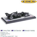 Modelauto 1:43 | Amalgam M5187NZ | Lola A1 GP | A1 Team New Zaeland 2007 - .Reid Modelauto 1:43 | Amalgam M5187NZ | Lola A1 GP | A1 Team New Zaeland 2007 - .Reid