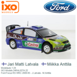Modelauto 1:24 | IXO-Models 24RAL027A.22 | Ford Focus RS WRC 2009 #3 - J.Latvala - M.Anttila Modelauto 1:24 | IXO-Models 24RAL027A.22 | Ford Focus RS WRC 2009 #3 - J.Latvala - M.Anttila