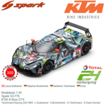 Modelauto 1:43 | Spark SG779 | KTM X-Bow GT4 | Teichmann Racing 2021 #60 - L.Kraihamer - S.Brodmerkel - K.Teichmann - E.Kara-Osman Modelauto 1:43 | Spark SG779 | KTM X-Bow GT4 | Teichmann Racing 2021 #60 - L.Kraihamer - S.Brodmerkel - K.Teichmann - E.Kara-Osman
