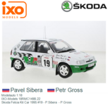 Modelauto 1:18 | IXO-Models 18RMC149B.22 | Skoda Felcia Kit Car 1995 #19 - P.Sibera - P.Gross Modelauto 1:18 | IXO-Models 18RMC149B.22 | Skoda Felcia Kit Car 1995 #19 - P.Sibera - P.Gross
