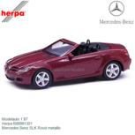 Modelauto 1:87 | Herpa B66961351 | Mercedes Benz SLK Rood metallic Modelauto 1:87 | Herpa B66961351 | Mercedes Benz SLK Rood metallic