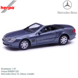 Modelauto 1:87 | Herpa B66961320 | Mercedes Benz SL Blauw metallic Modelauto 1:87 | Herpa B66961320 | Mercedes Benz SL Blauw metallic